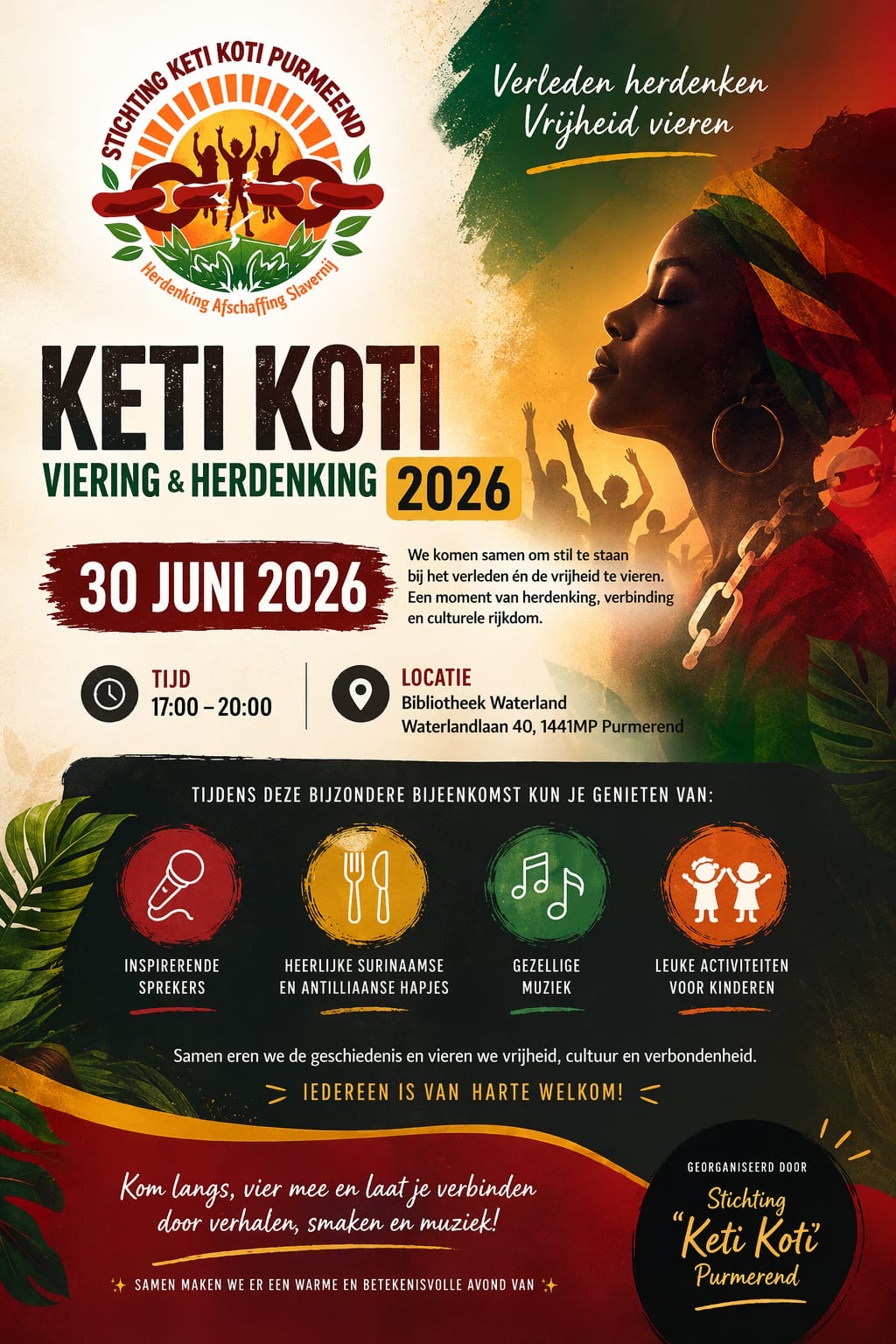 Home Poster Keti Koti Purmerend 2026